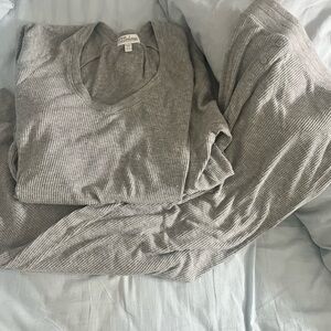 PJ Salvage Gray Thermal PJ XL NWOT